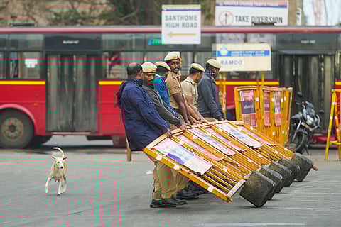 Aftermath of Cyclone Fengal landfall