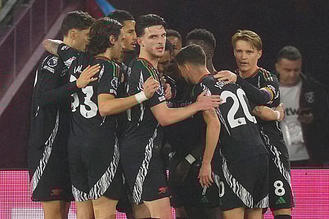 Britain Soccer Premier League: West Ham vs Arsenal