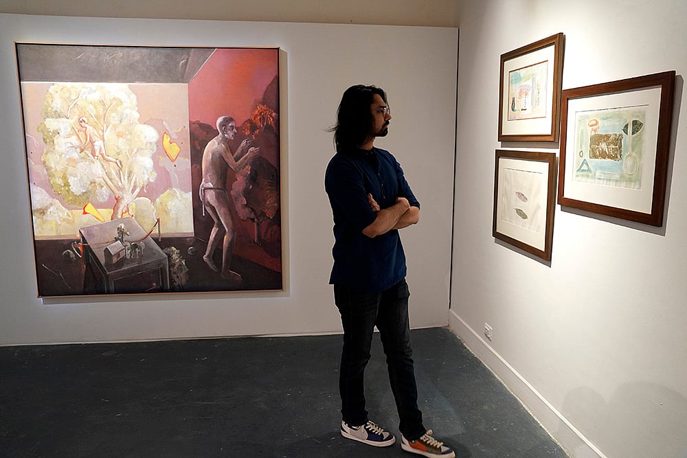 Gayatri Sinhas Memory Fields Exhibition: The Room by Vasudevan Akkitham