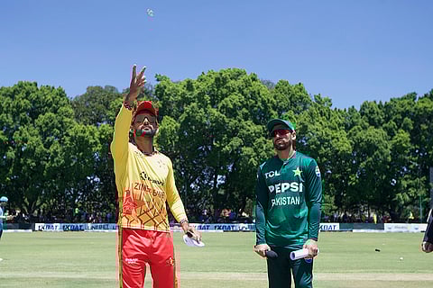 ZIM vs PAK 1st T20 Cricket: Zimbabwe's Sikandar Raza flips a coin