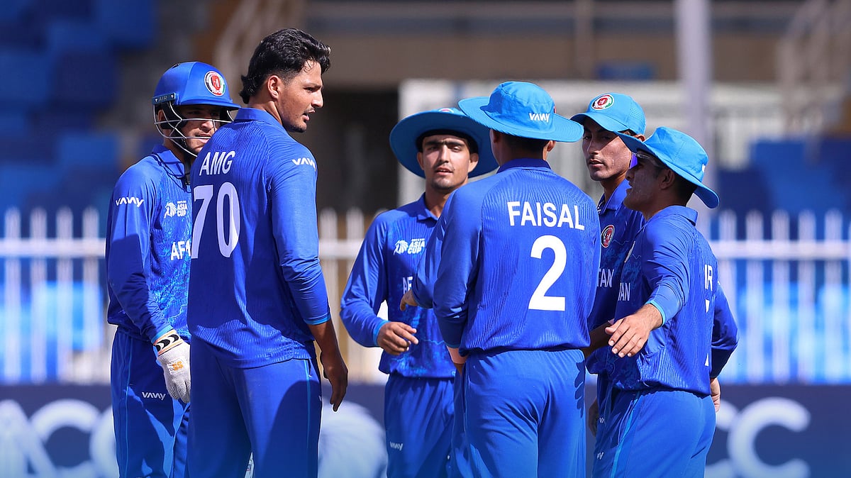 X | ACB Officials : Afghanistan Under-19 cricket team. 