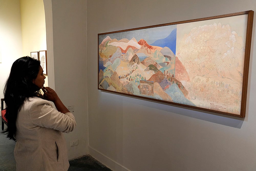 Gayatri Sinhas Memory Fields Exhibition: Home-Land 2 by Nilima Sheikh