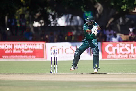 ZIM vs PAK 1st T20 Cricket: Pakistan's Omair Bin Yousuf bats