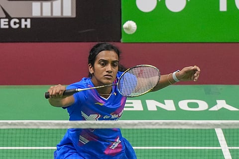 Syed Modi International 2024 Badminton: PV Sindhu returns to compatriot Unnati Hooda during the semi-final