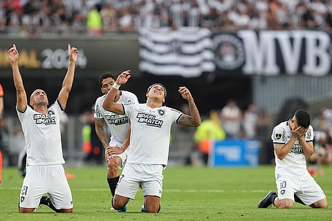 Copa Libertadores Final: Players of Botafogo celebrate after beating Atletico Mineiro