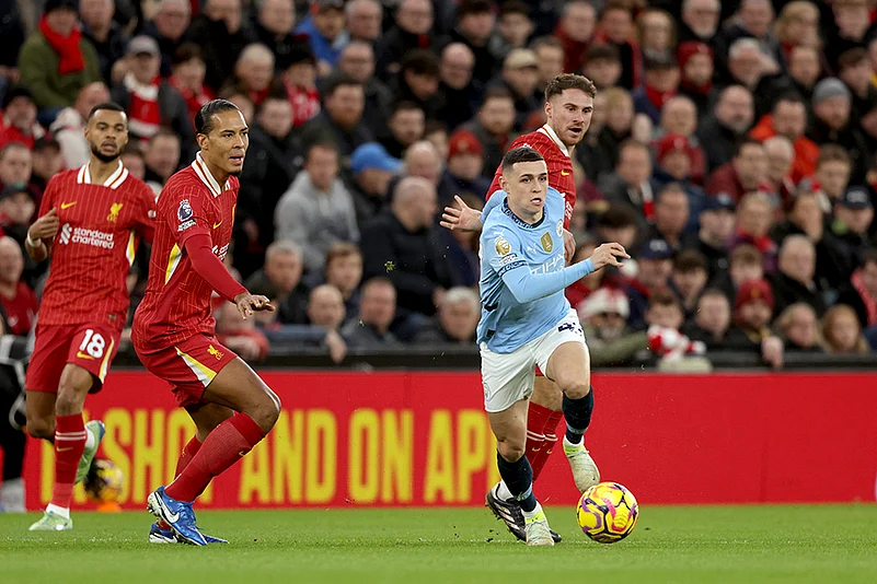 English Premier League soccer Liverpool vs Manchester City football photo: Phil Foden