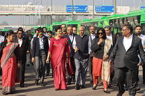 Atishi inspects Mohalla buses