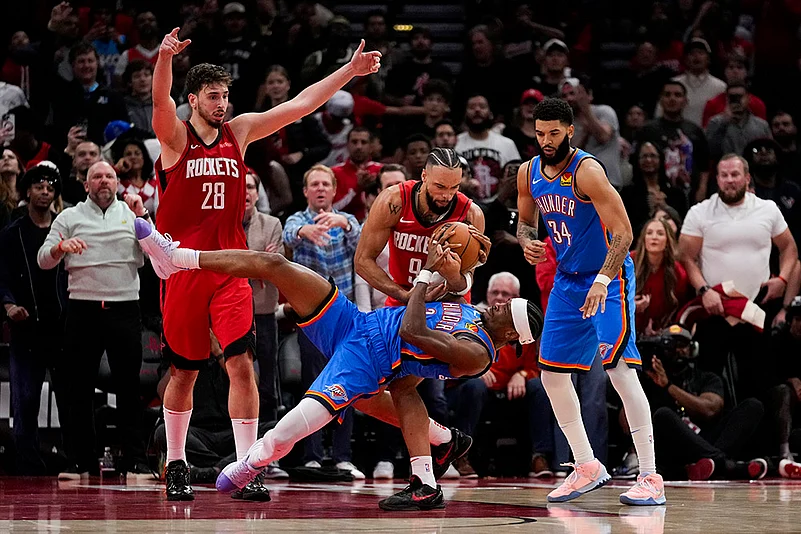 NBA Houston Rockets vs Oklahoma City Thunder Basketball photo gallery: