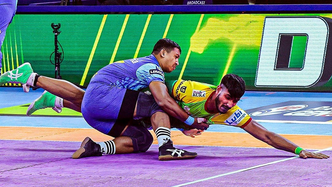 Photo: X | Pro Kabaddi : A still from a match of the Pro Kabaddi League Season 11.