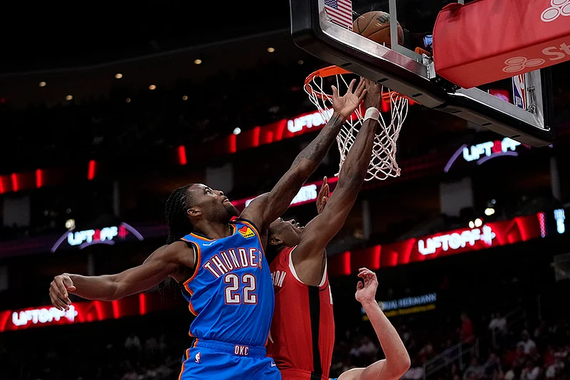 NBA Houston Rockets vs Oklahoma City Thunder Basketball photo gallery: