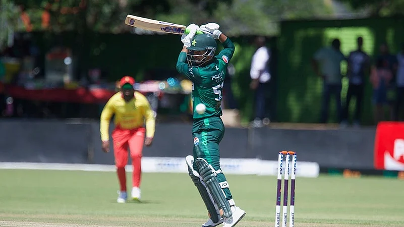 Zimbabwe vs Pakistan T20I Cricket match at Queens Sports Club in Bulawayo photo: Saim Ayub