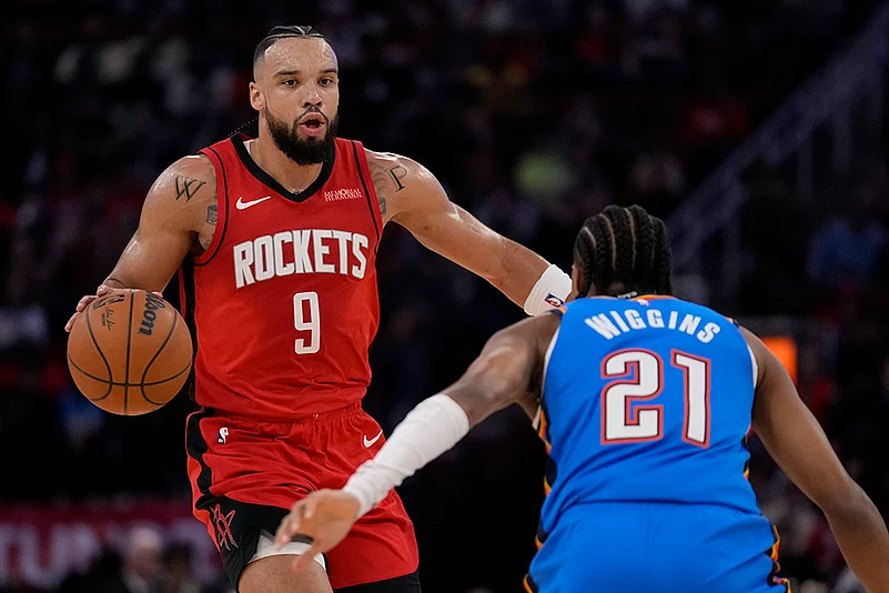 NBA Houston Rockets vs Oklahoma City Thunder Basketball photo gallery: Aaron Wiggins