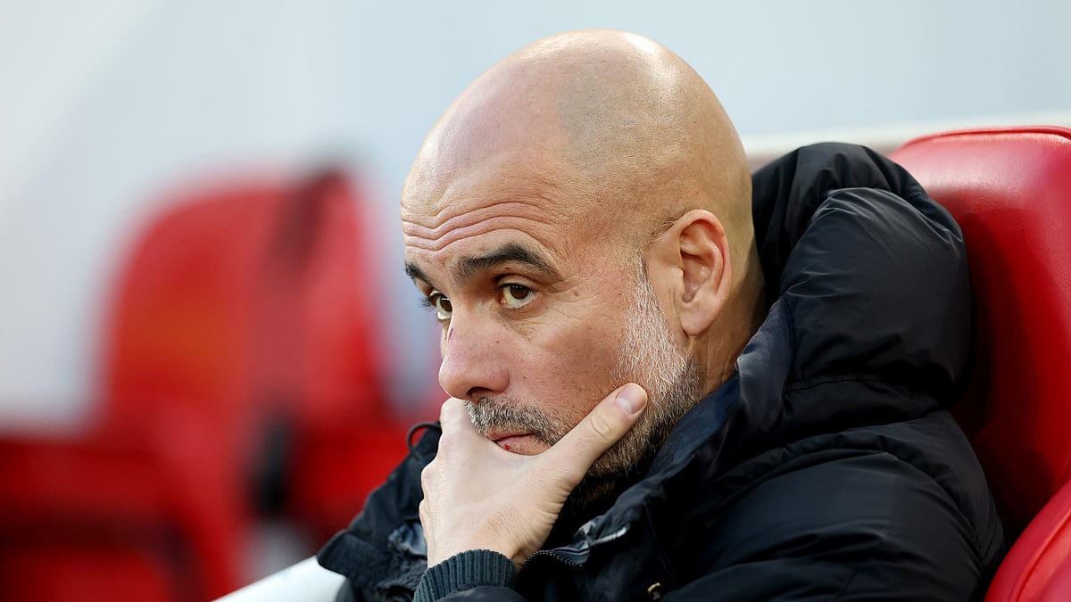 Pep Guardiola has lost his last six Premier League games