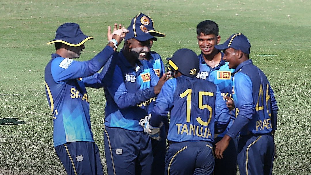 X/ACCMedia : Sri Lankan U-19 team at the ACC U-19 Asia Cup.