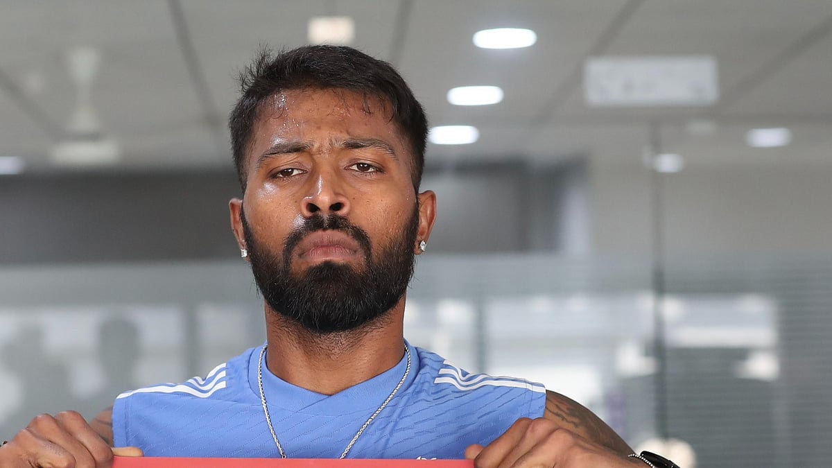 Photo: X | Hardik Pandya : Baroda cricketer Hardik Pandya.