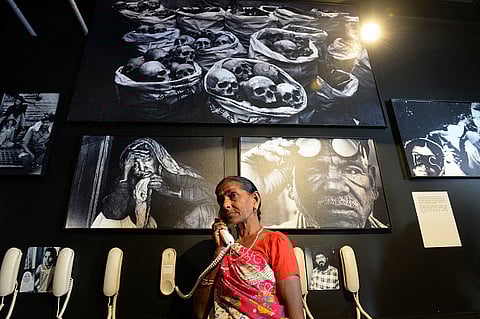 At the Remember Bhopal Museum opening in 2014