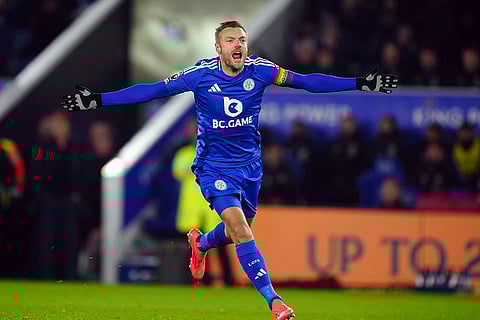 English Premier League: Leicester City's Jamie Vardy