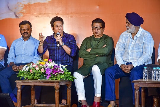 Sachin Tendulkar Unveils Childhood Coach Ramakant Achrekar's Statue In Mumbai