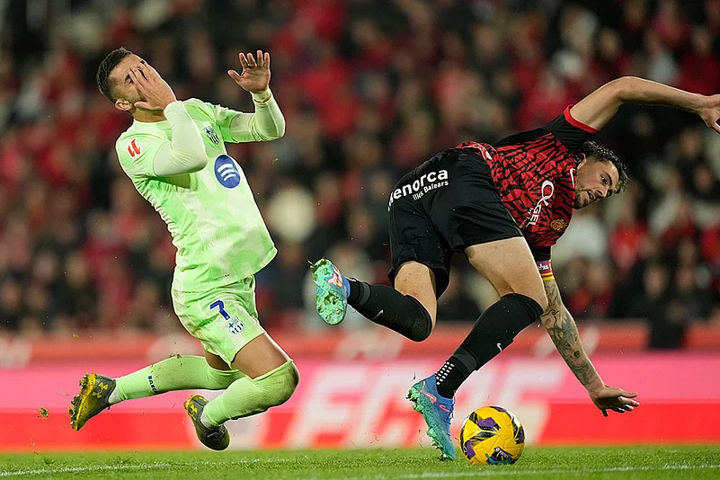 Spanish La Liga Soccer Match: Barcelona vs Mallorca