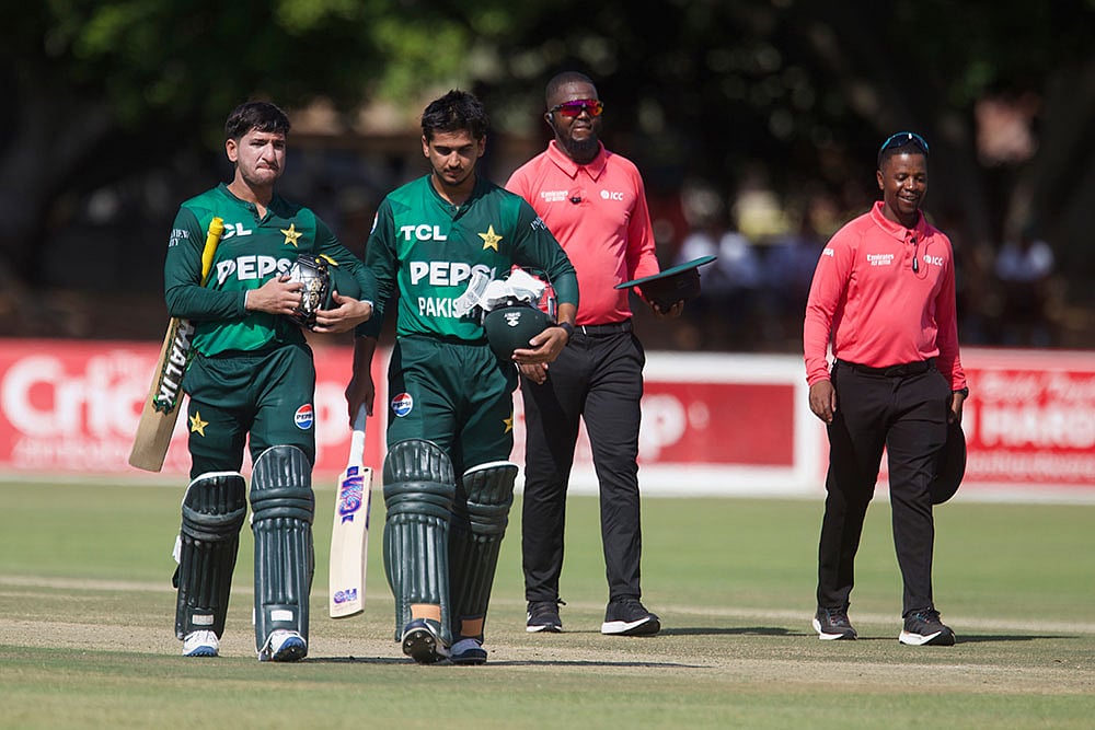 | Photo: AP/Wonder Mashura : Zimbabwe Pakistan T20 Cricket