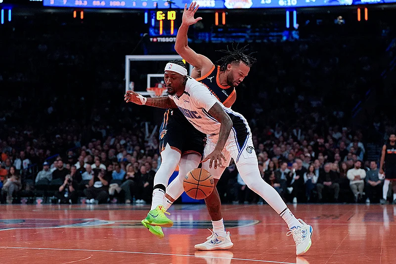 NBA Cup 2024 New York Knicks vs Orlando Magic basketball match gallery: Kentavious Caldwell-Pope