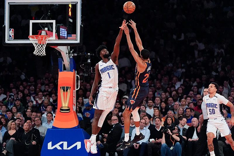 NBA Cup 2024 New York Knicks vs Orlando Magic basketball match gallery: