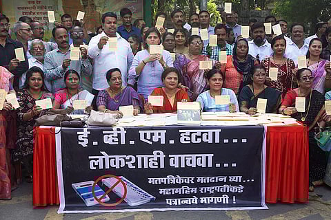 EVM controversy in Maharashtra