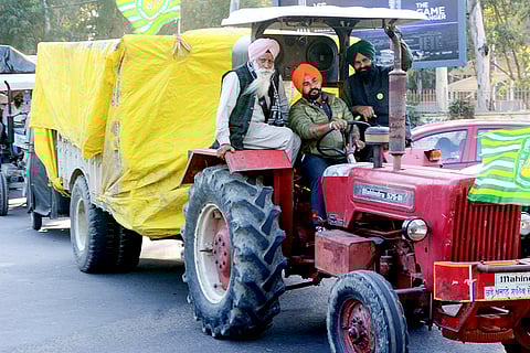 Farmers Protest: "Delhi Chalo Protest', in Patiala
