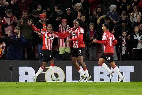 EPL 2024-25: Southampton's Joe Aribo celebrates scoring their side's first goal