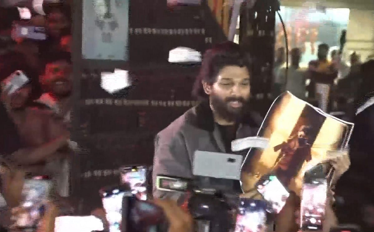 -PTI : Pushpa 2 Screening Stampede: Woman Dies, Son Injured as Crowd Rushes Theater