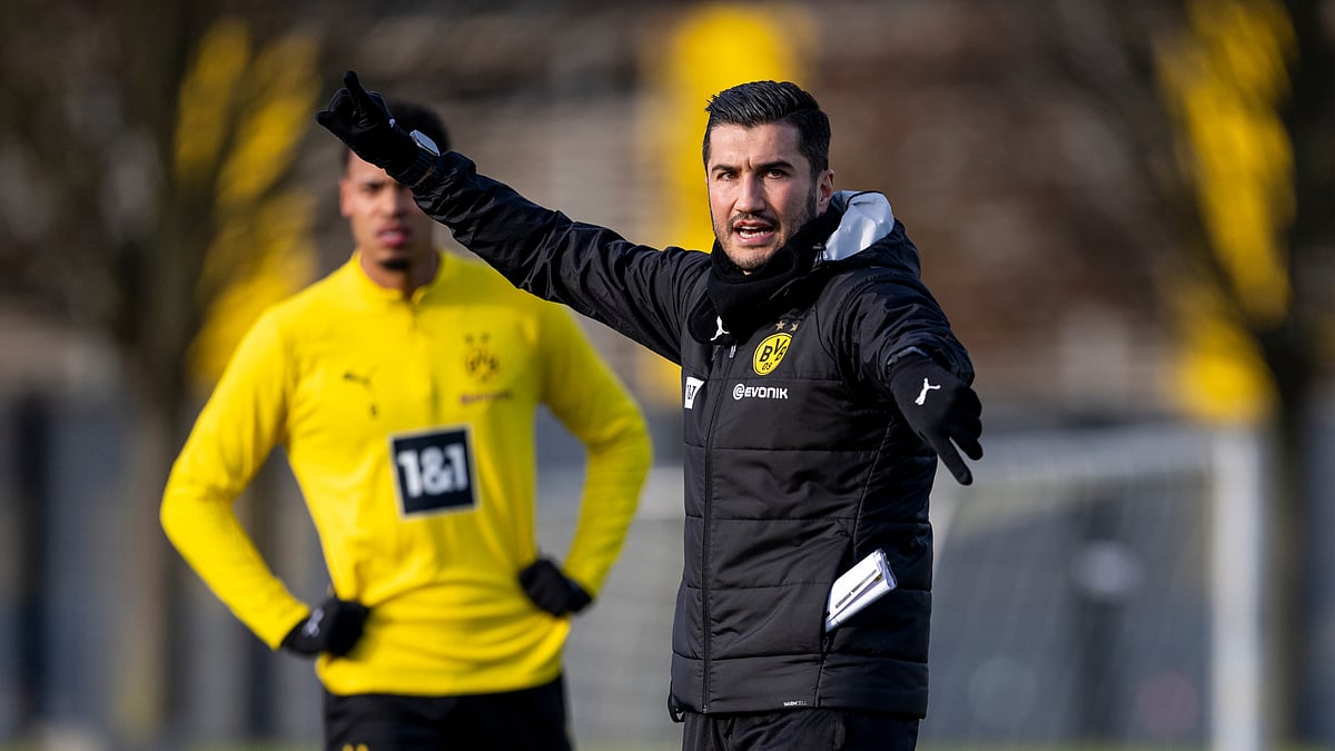 Borussia Dortmund coach Nuri Sahin. 