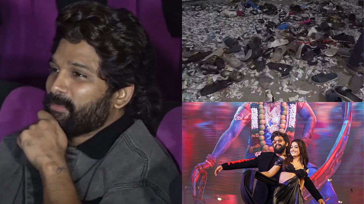 | Photo: PTI : 1 Killed In Crowdrush; Case Filed Against Allu Arjun's Team And Theatre