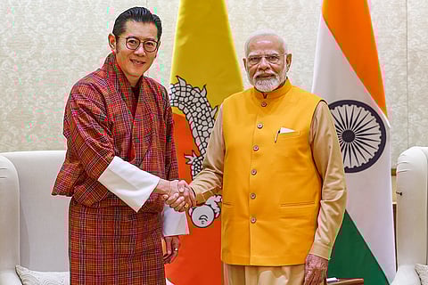 PM Modi with King of Bhutan