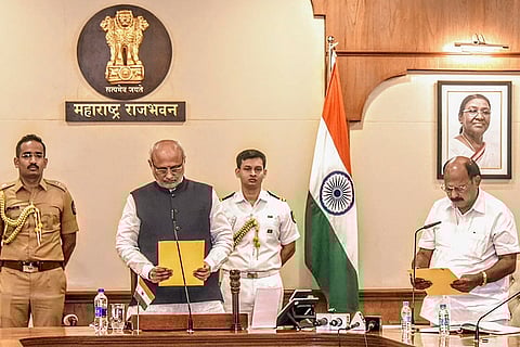Swearing-in of Interim Speaker of Maha Assembly