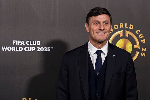 FIFA Club World Cup Draw: Football Club Internazionale Milano Vice President Javier Zanetti