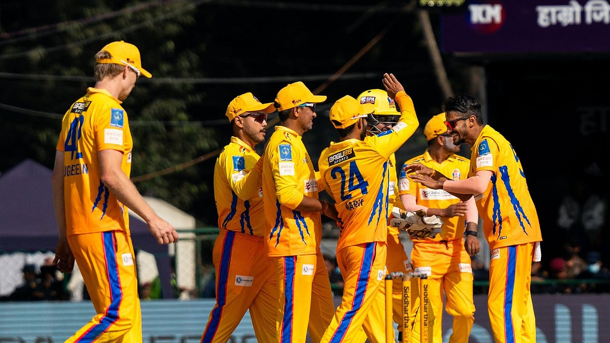 X/Sudurpaschim Royals : Sudurpaschim Royals in action at the the Nepal Premier League.