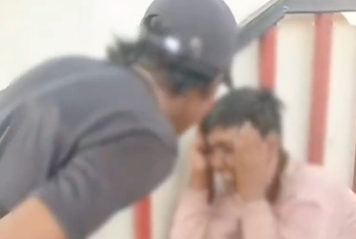 X.com : Screengrab from the viral video 