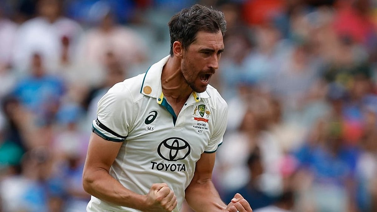 Border-Gavaskar Trophy India Vs Australia 2nd Test cricket match Day 1 photo: Mitchell Starc