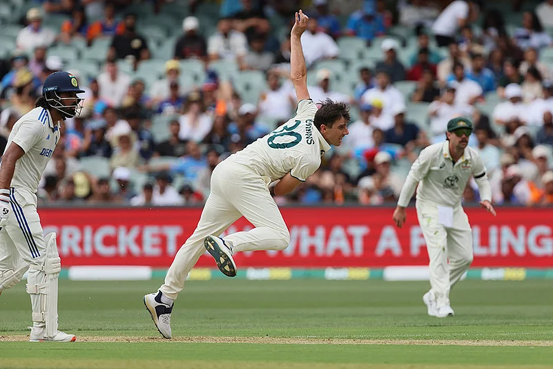 Border-Gavaskar Trophy India Vs Australia 2nd Test cricket match Day 1 photo: Pat Cummins