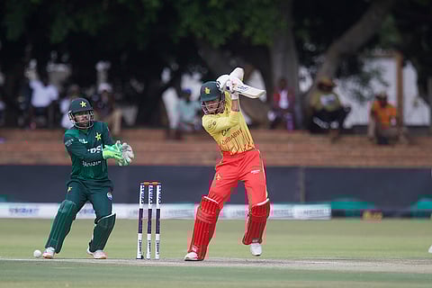 ZIM Vs PAK, 3rd T20I: Zimbabwe's Brian Bennett at the wicket