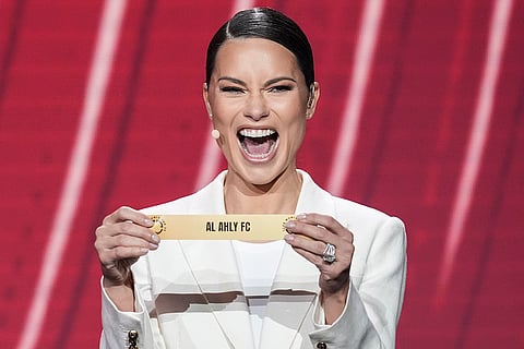 FIFA Club World Cup Draw: Adriana Lima displays Al Ahly FC