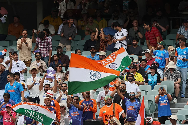 Border-Gavaskar Trophy India Vs Australia 2nd Test cricket match Day 1 photo: Indian supporters