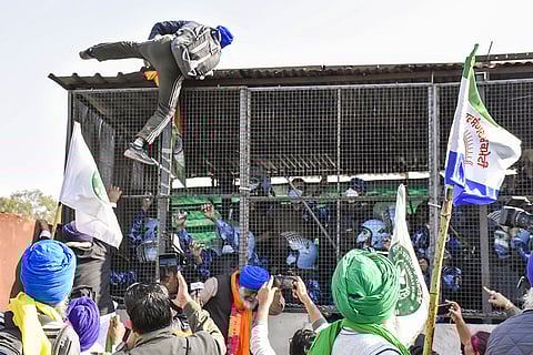 Farmers Gather at Shambhu Border