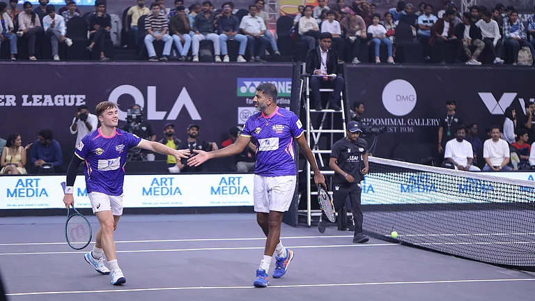Rohan Bopanna with Rajasthan Rangers eye final spot. - TPL photos