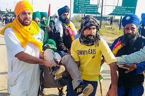 Farmers' march to Delhi