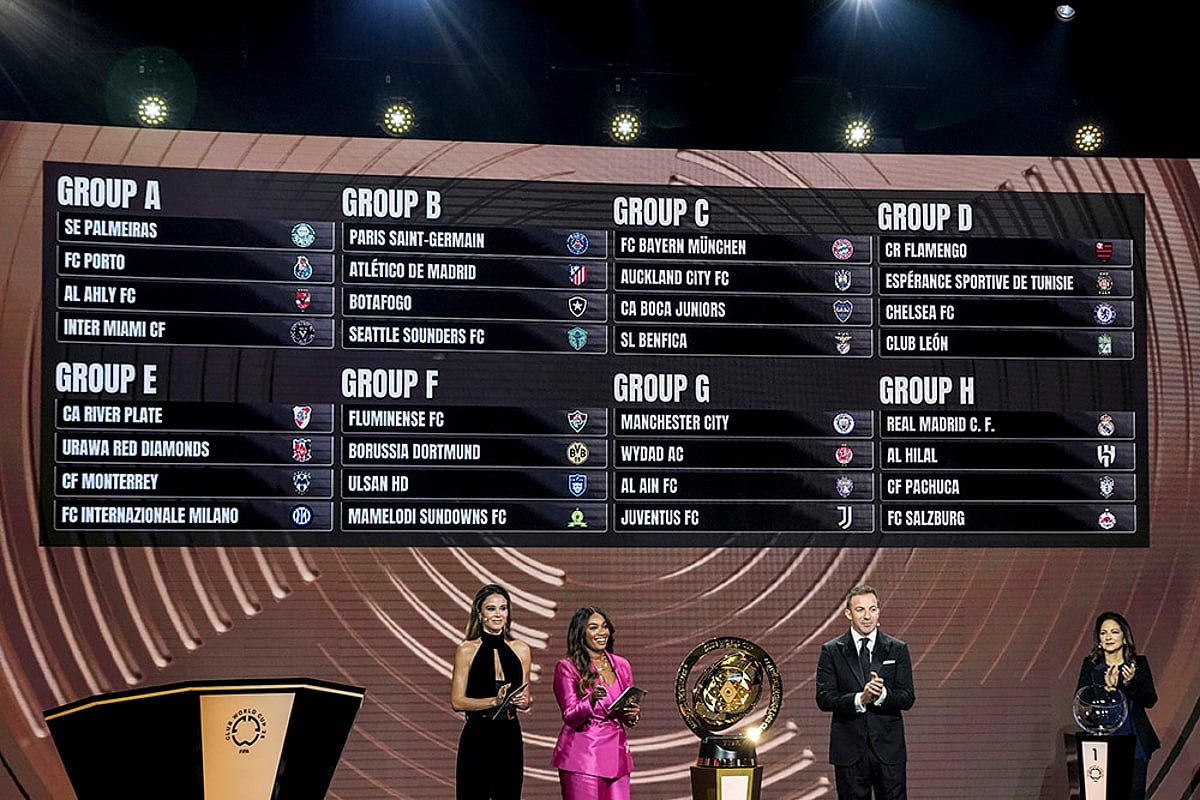 2025 FIFA Club World Cup soccer tournament Draw in Miami: Samantha Johnson