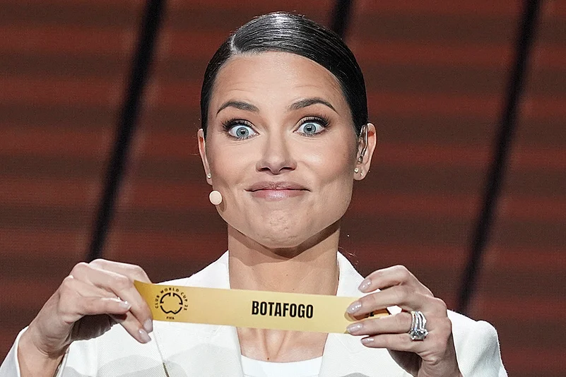 2025 FIFA Club World Cup soccer tournament Draw in Miami: Adriana Lima