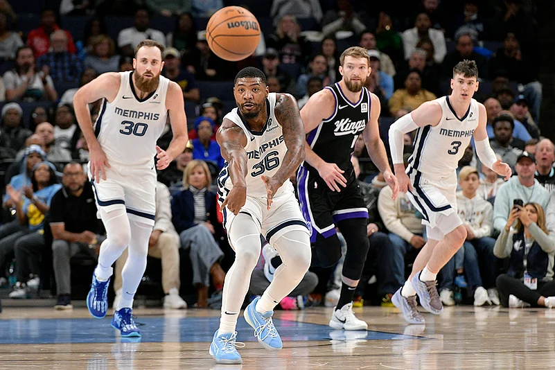 NBA 2024-25 Memphis Grizzlies vs Sacramento Kings Basketball game photos: Marcus Smart