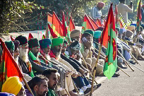 Farmers Gather at Shambhu Border