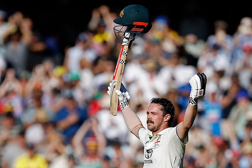 Border-Gavaskar Trophy India Vs Australia 2nd Test cricket match Day 2 photo: Travis Head